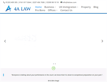 Tablet Screenshot of 4alaw.com
